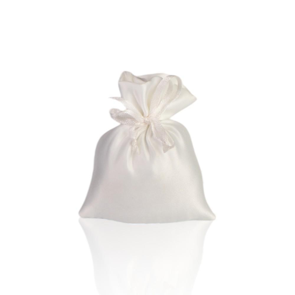 SACCHETTO RASO BIANCO RETT. PICCOLO 8X10